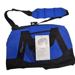 Rivers End Sports Duffel Bag Blue Black Carry On Travel Gym Bag 080-22
